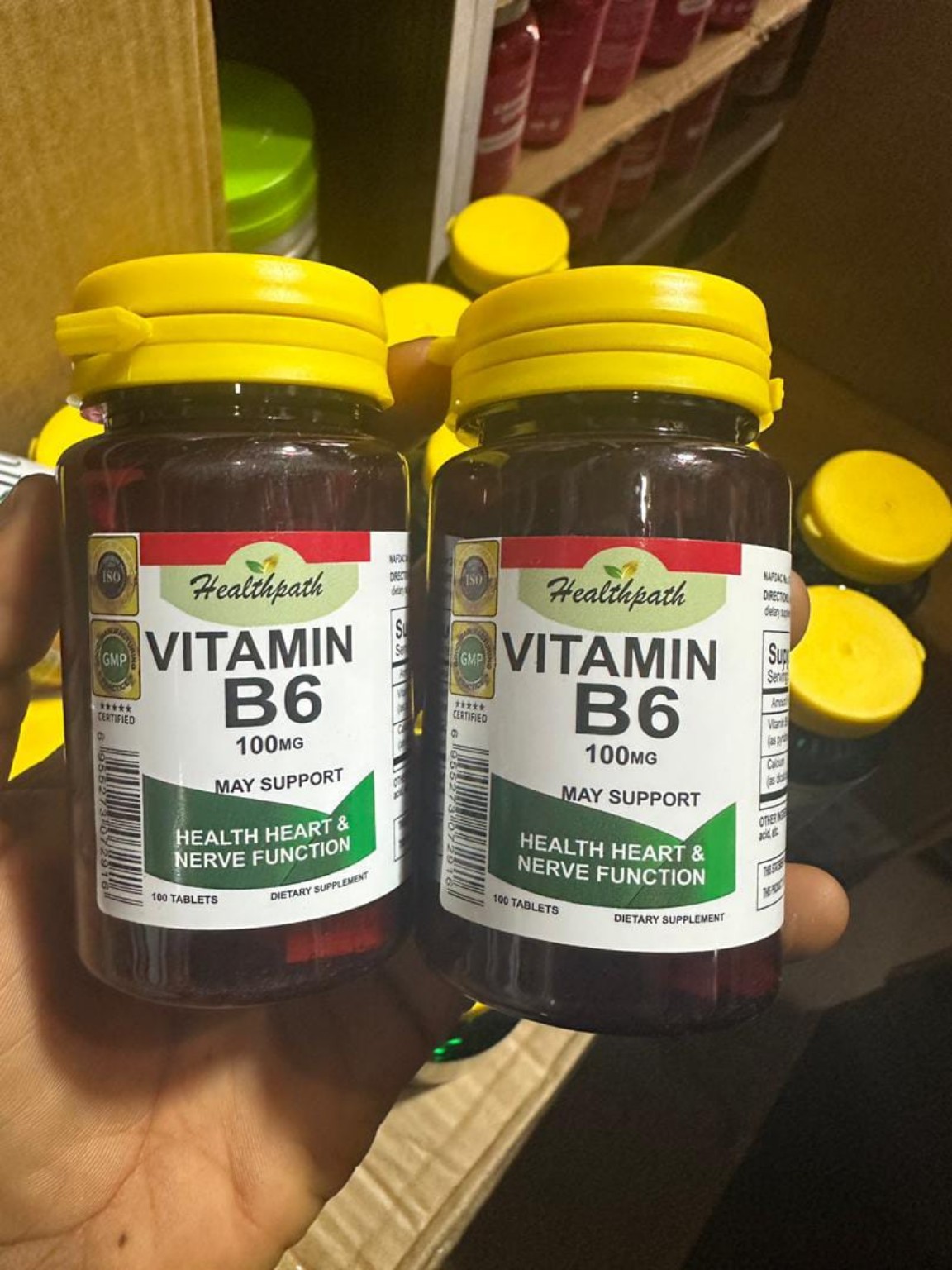 Healthpath Natural Vitamin B6 100mg